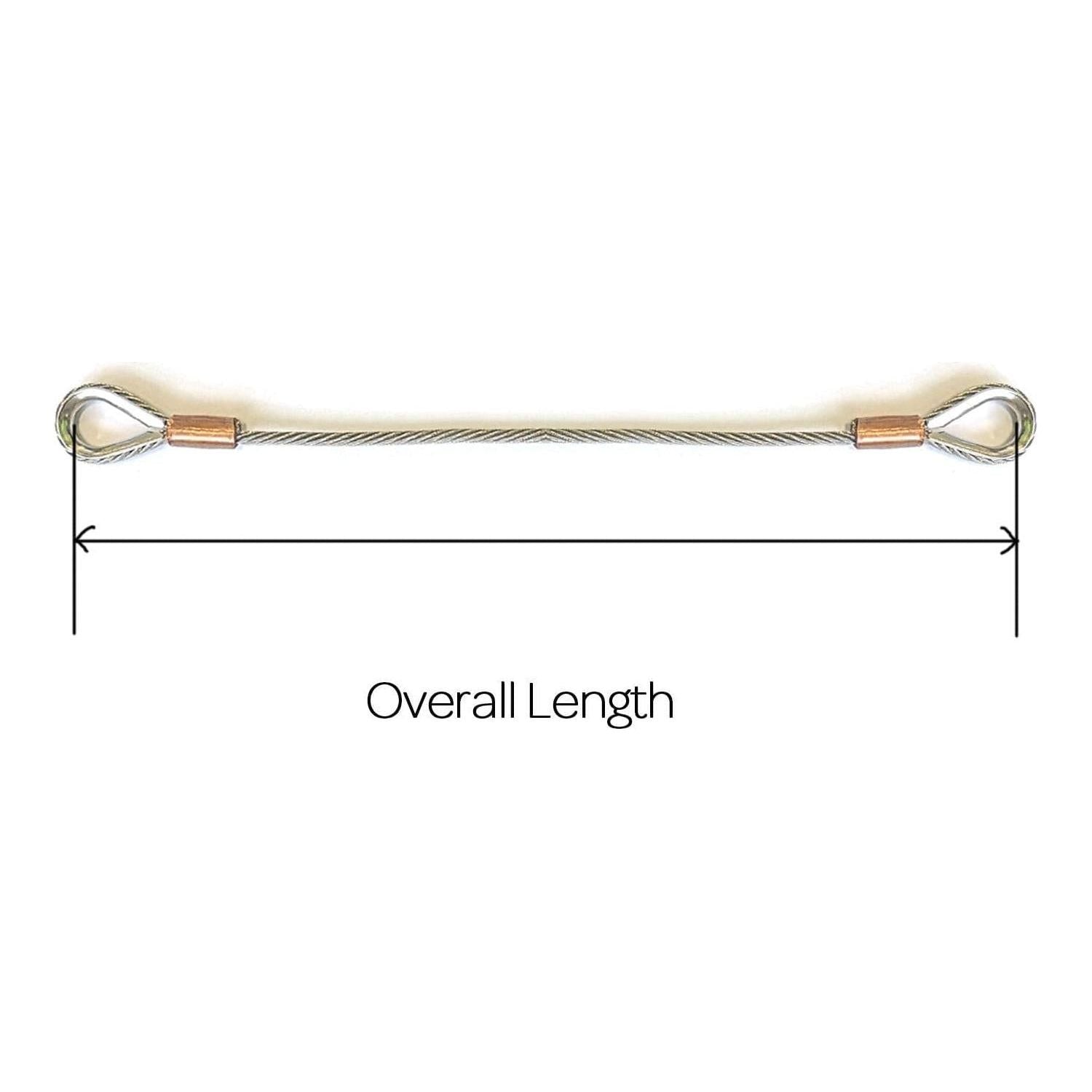 2.5mm flexible 7x19 Stainless Steel Wire Strop made to measure