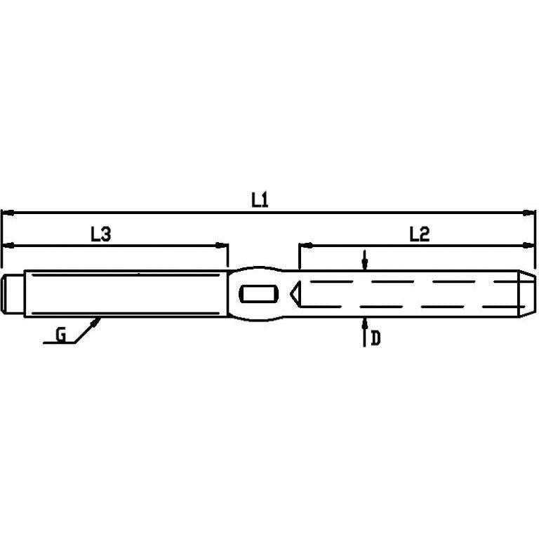 Blue Wave Swage Stud UNF 6mm x 7/16in
