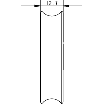 Allen Acetal Sheave 50mm x13mmx 8mm