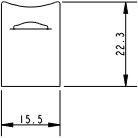 Allen PVC Deck Bush Bullseye up to 14mm Rope