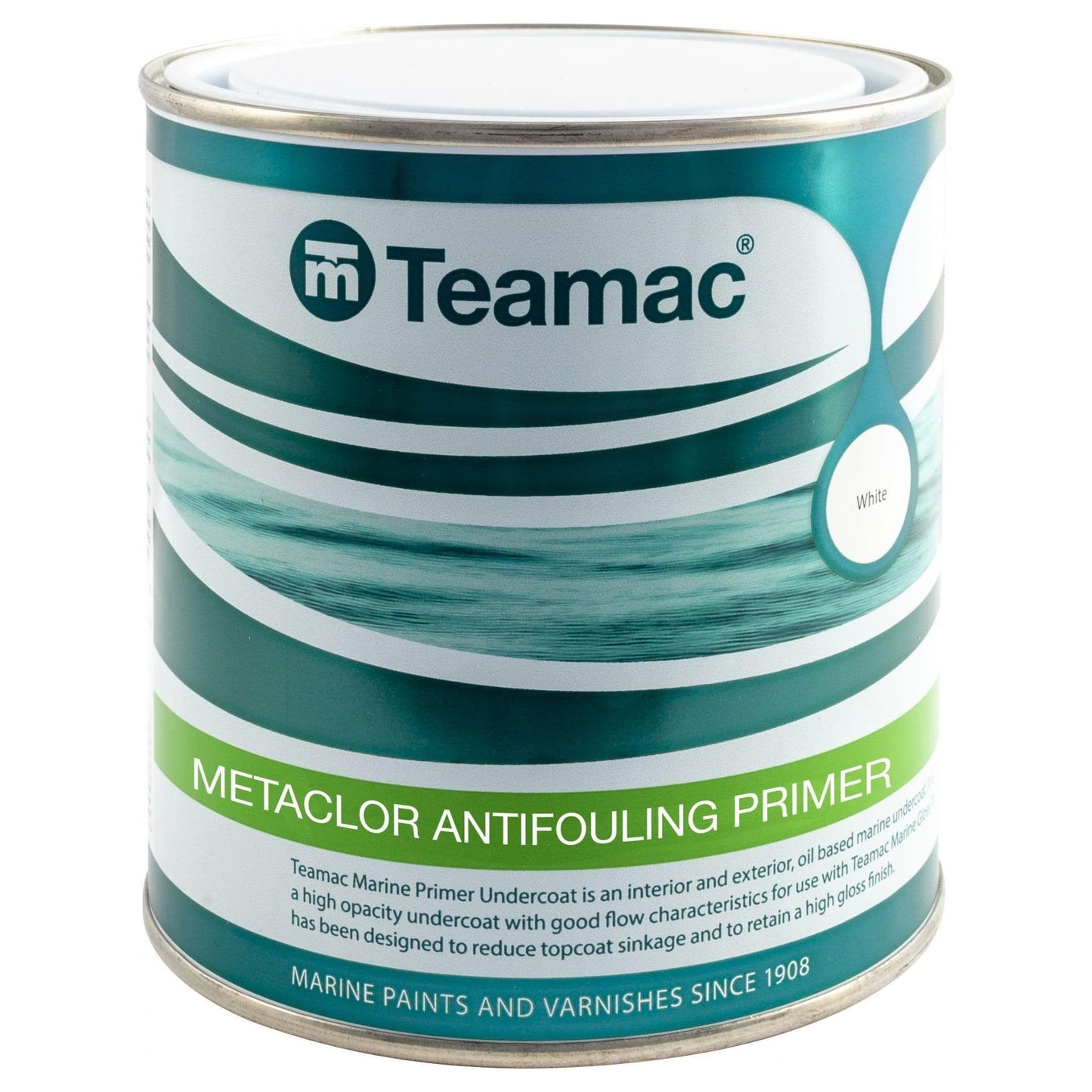Teamac Metaclor Antifouling Primer Metallic Grey