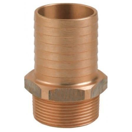 Bronze Male BSP to Hose Tail Connector