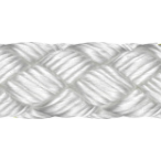 8 Plait Pre-Stretched Polyester Rope White 4mm or 5mm