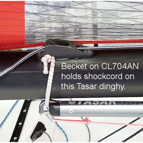 Clamcleat CL704 Racing junior Mk1 with Becket Hard Anodized