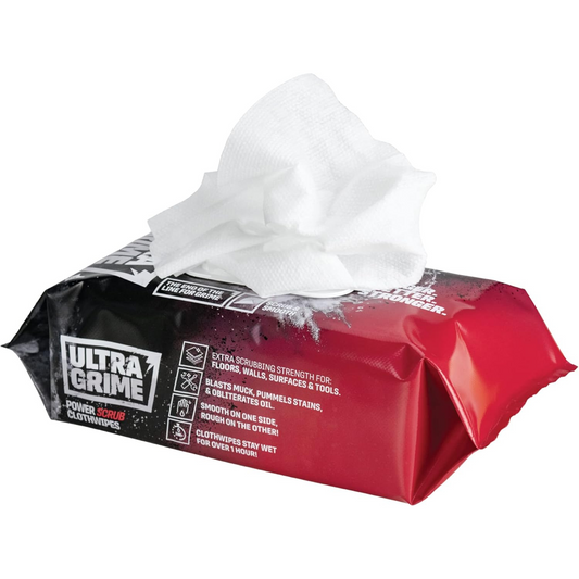UltraGrime Pro: Power Scrub 80XXL Clothwipes