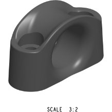 Allen PVC Deck Bush Bullseye up to 14mm Rope
