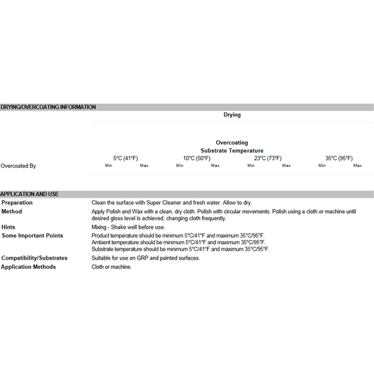 International Polish and Wax Gloss Finish Protection 500ml