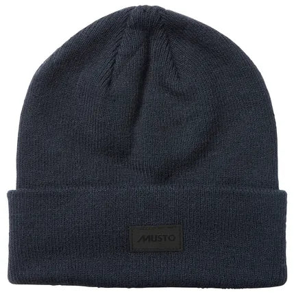 Musto Shaker Cuff Beanie Blue Black Navy Grey