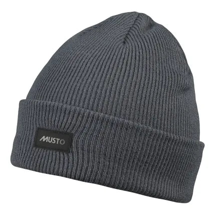 Musto Shaker Cuff Beanie Blue Black Navy Grey