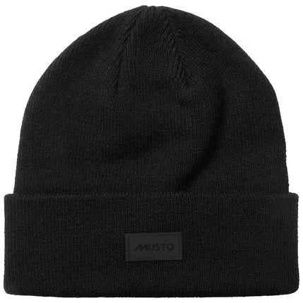 Musto Shaker Cuff Beanie Blue Black Navy Grey