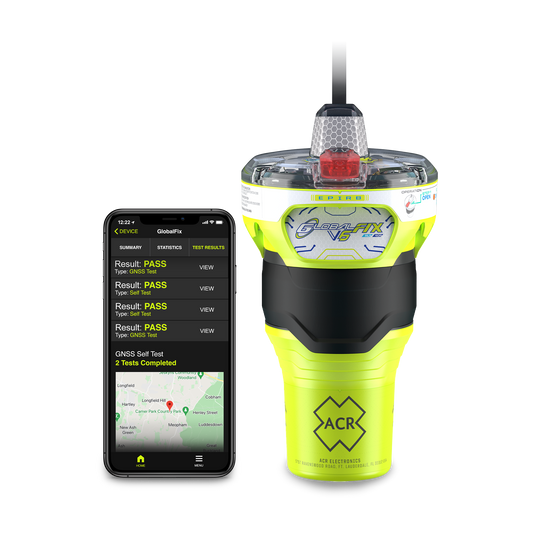 ACR GlobalFix V6 EPIRB Return Link Service and Mobile App Float Free
