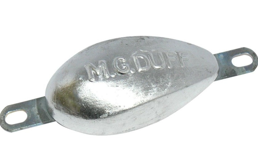 MG Duff AD77 Pear Aluminium Alloy Sacrificial Hull Anode