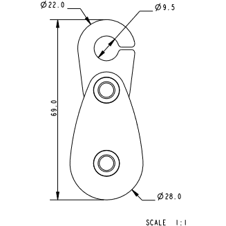 Laser Traveller Block/Clip