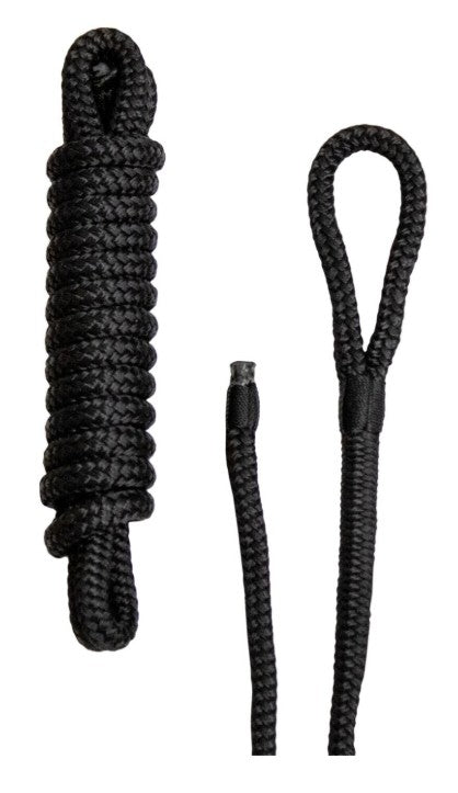Braided Fender Lanyard Seago Black