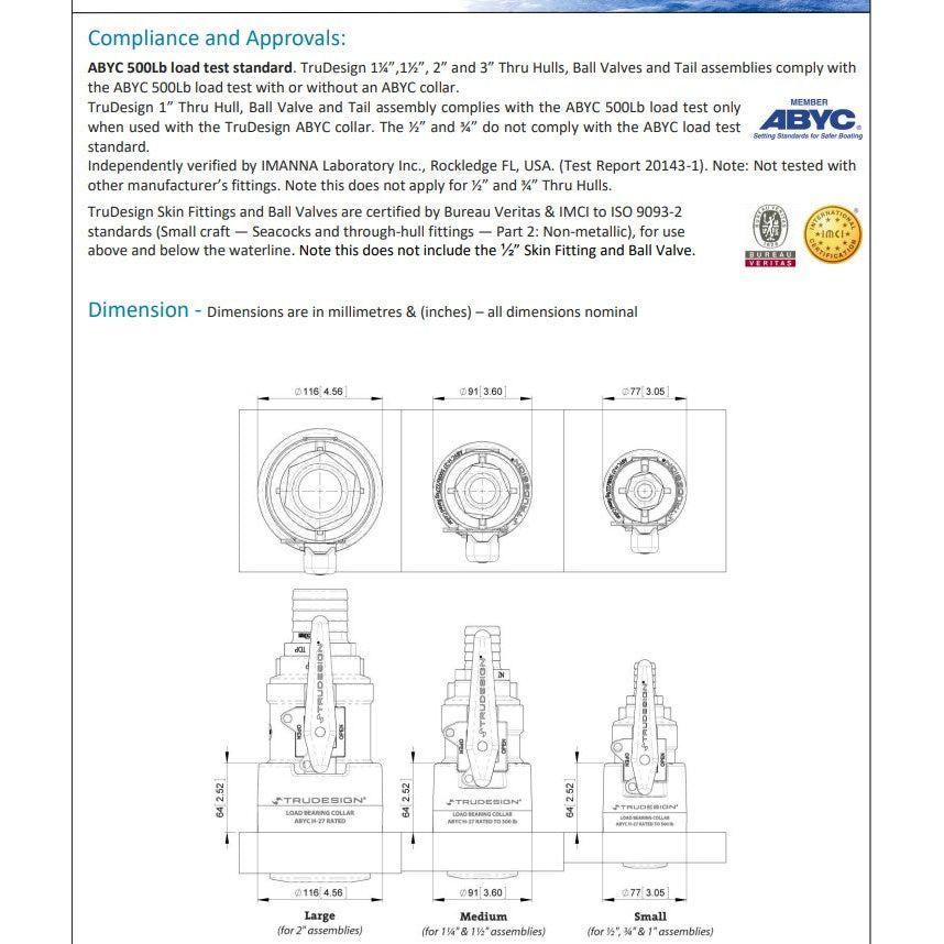 Trudesign Medium Load Collar 11/4" - 11/2"