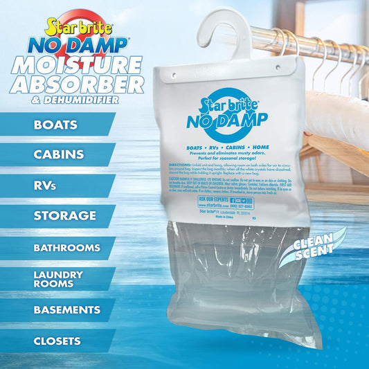 No Damp Hanging Moisture Absorber Dehumidifier 454g