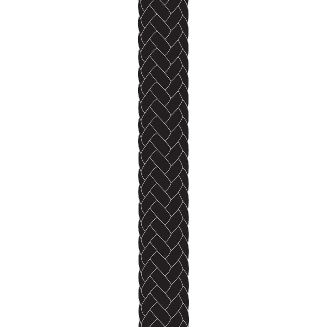 Kingfisher Braid on Braid Polyester Rope Black 14mm