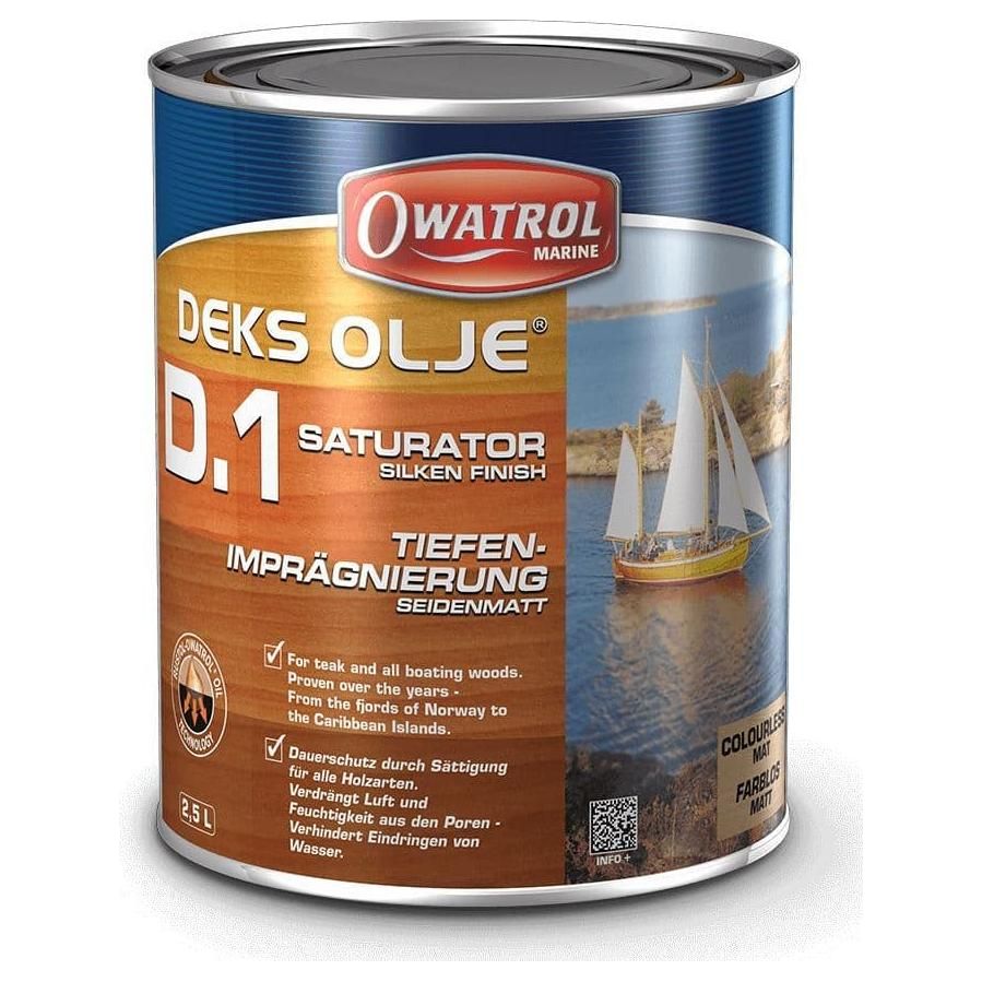 Deks Olje D1 Marine Exterior Saturator Silken Finish 1Ltr for Teak and all Marine Woods
