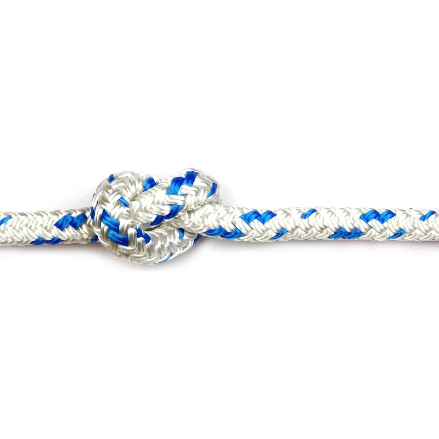 Kingfisher Braid on Braid Polyester Rope Blue Fleck 10mm