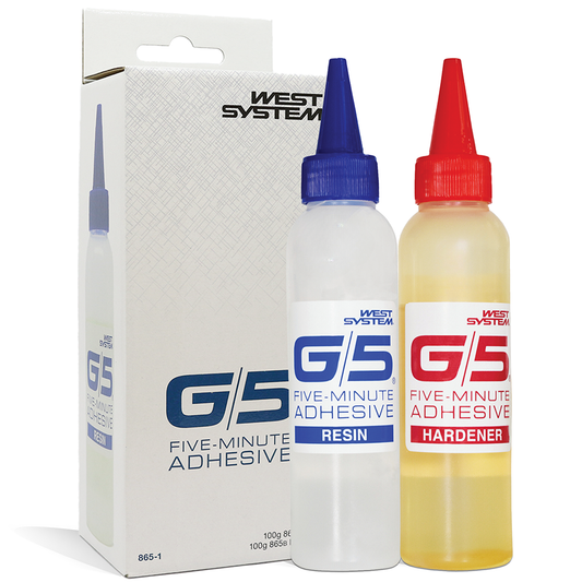 West System G5 Five Minute Epoxy Adhesive 200grm Pack
