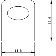 Allen PVC Open Fairlead 9mm A.0282