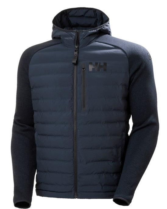 Helly Hansen Crew Hooded Pile Jacket Navy