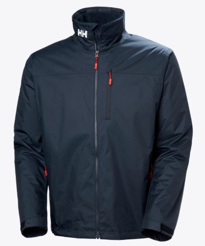 Helly Hansen Crew Hooded Pile Jacket Navy