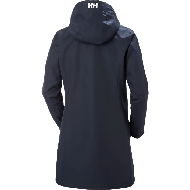 Helly Hansen Women's Long Belfast 3/4 Length Jacket Navy