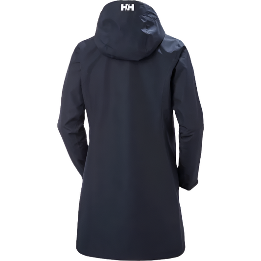 Helly Hansen Women's Long Belfast 3/4 Length Jacket Navy