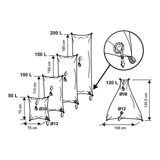 Plastimo Flexible Water Tank