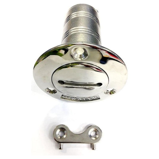 Stainless Water Deck Filler 1 1/2" with Key