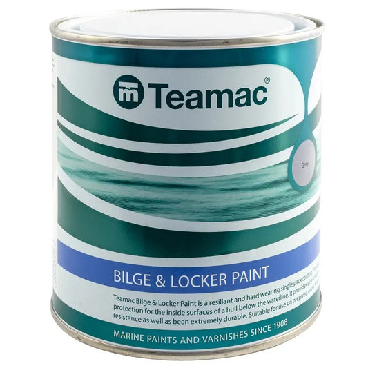 Teamac Bilge & Locker Paint Grey 1Litre
