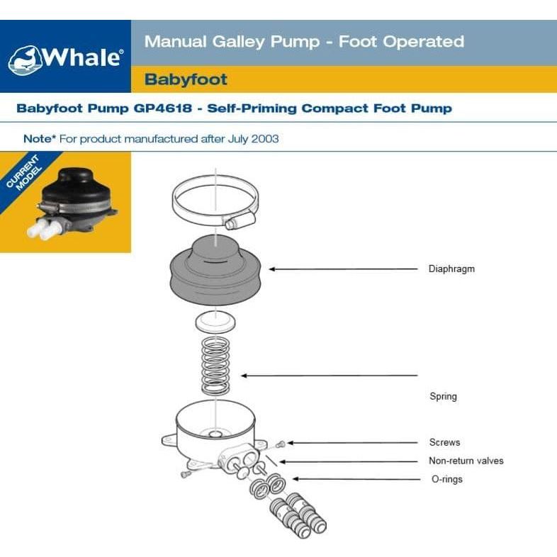 Whale Baby Foot Pump Freshwater GP4618B