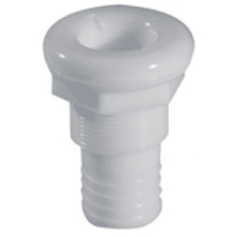 Whale Plastic Skin Fittings Above the Waterline Outlet 3/4" & 11/2"