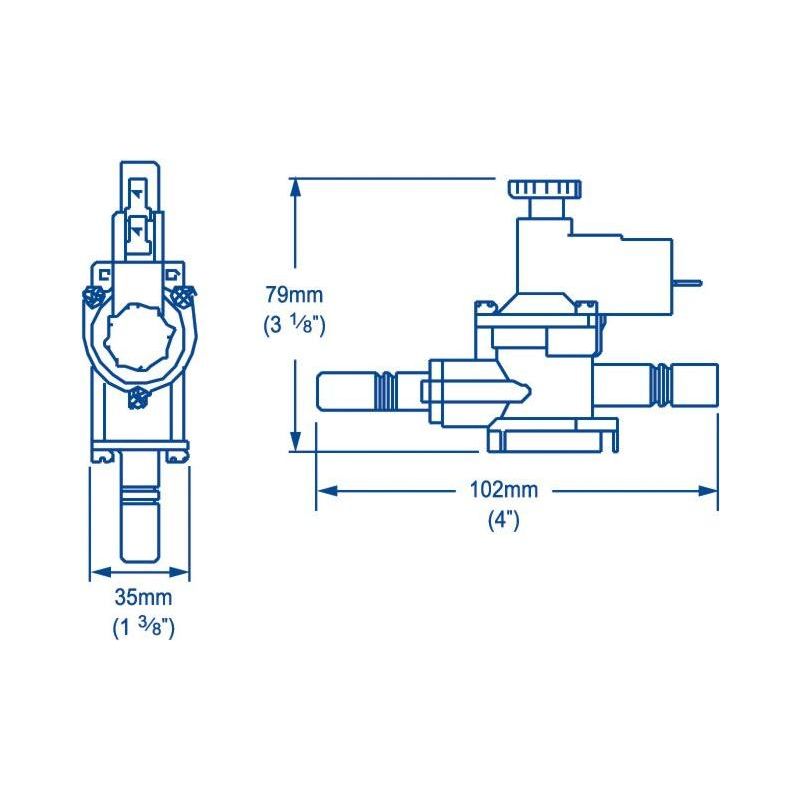 Whale Pressure Switch In Line 12v WU7207