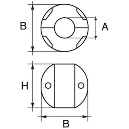 Brand New Marine Aquafax Shaft Anode 50mm