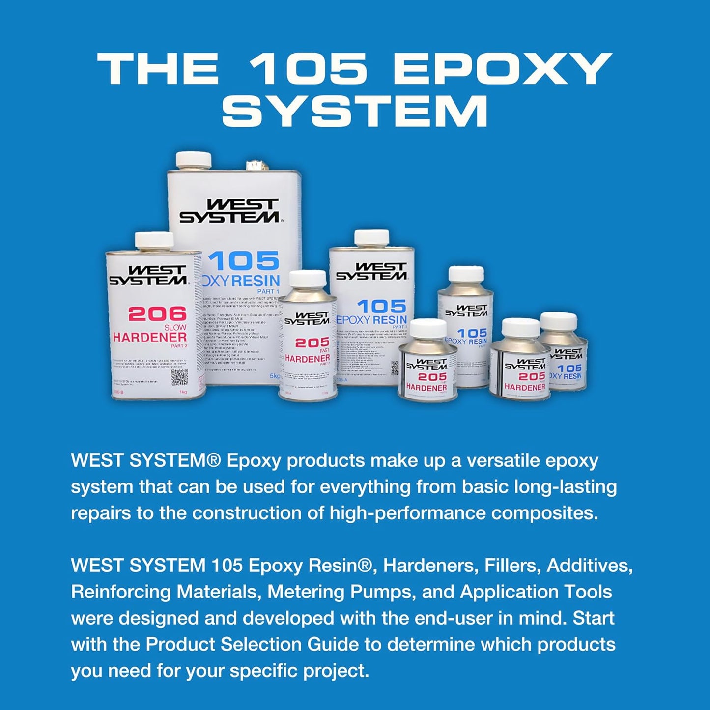 West System 105-K Glass Fibre Boat Repair Kit