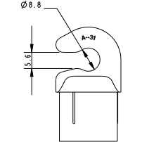 Allen 25mm Pole Hook