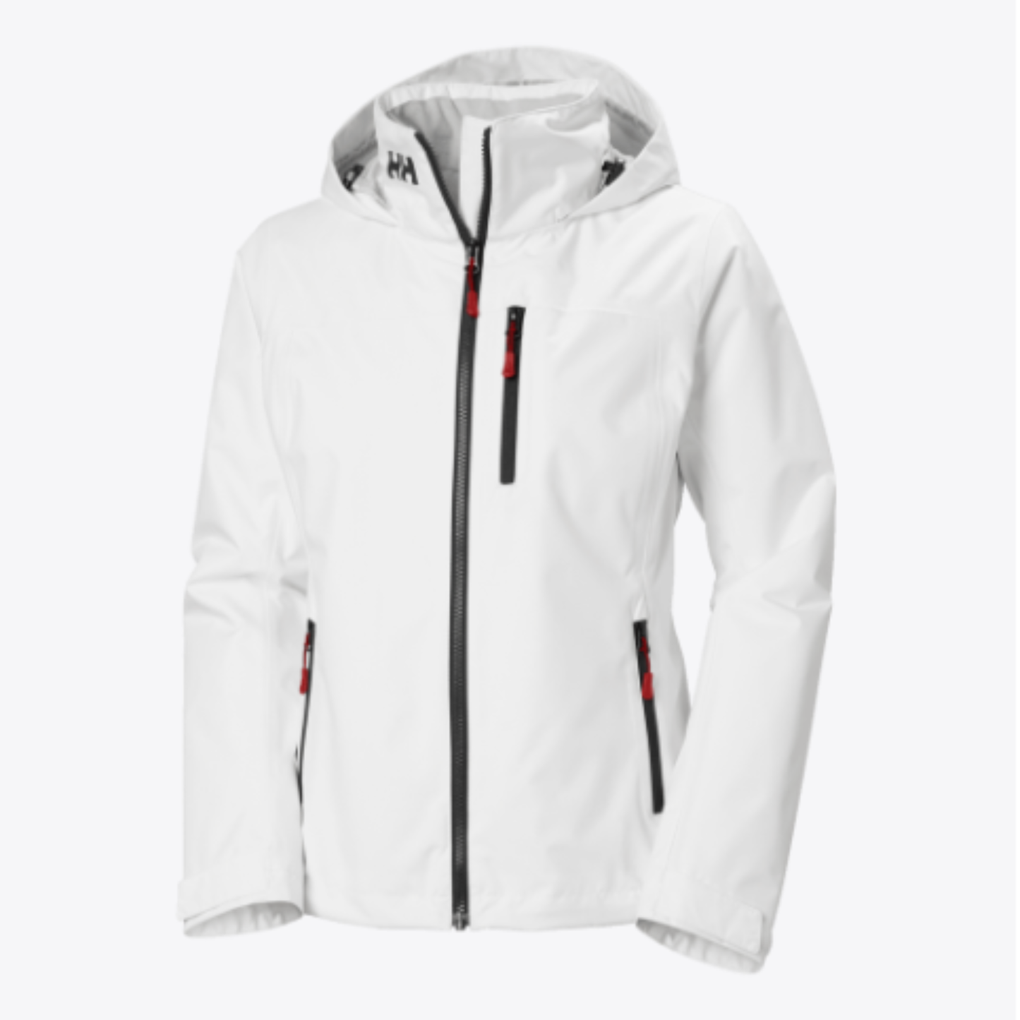 Helly Hansen Women's Crew Hooded Mid Layer Jacket White
