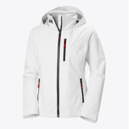 Helly Hansen Women's Crew Hooded Mid Layer Jacket White