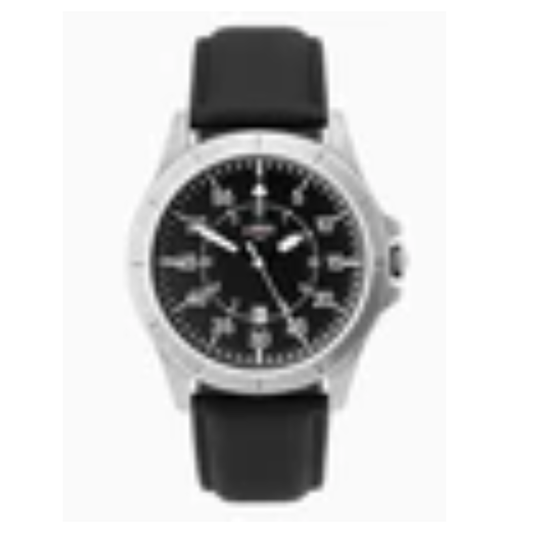 Limit Aviator Watch Silver/Black