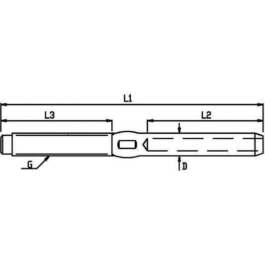 Blue Wave Swage Stud UNF 6mm x 7/16in