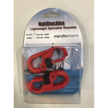 Nab Shackles Pair for Spinnaker Sheets Lewmar Type Lightweight (34301 & 34304)