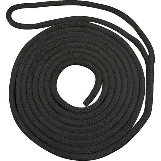 Dockline Pre-Spliced Mooring Rope 10mmx10m Black