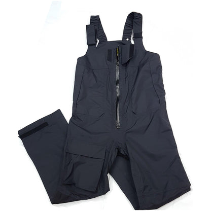 Maindeck Coastal Salopettes Black Sailing Pants Breathable Waterproof