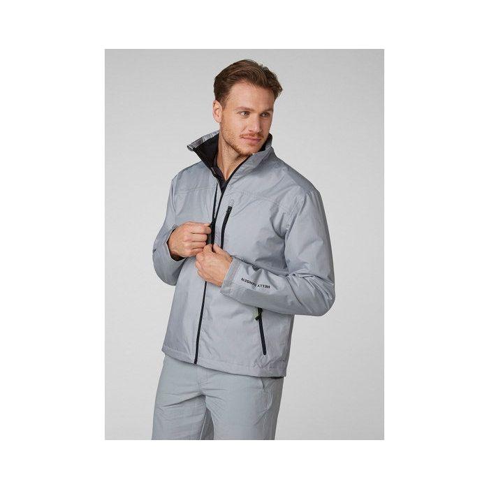 Helly Hansen Crew Midlayer Jacket Grey Fog