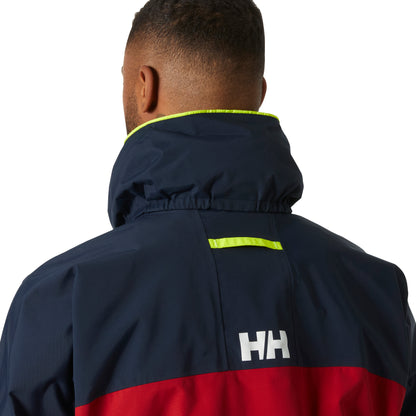 Helly Hansen Men's Pier Red 4.0 Coastal Sailing Jacket
