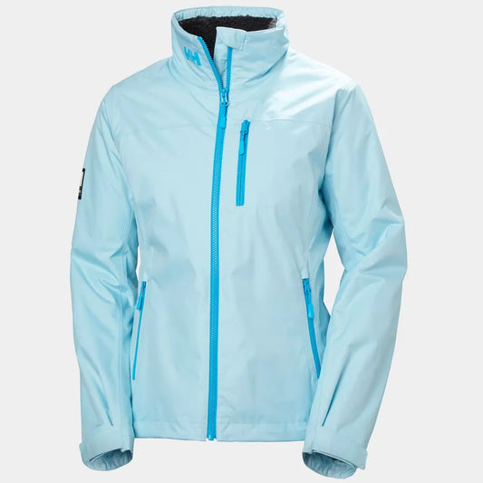 Helly Hansen Women's Crew Hooded Pile Jacket Light Cyan