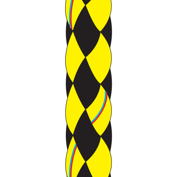 Evo Race8 Black/Yellow 6mm