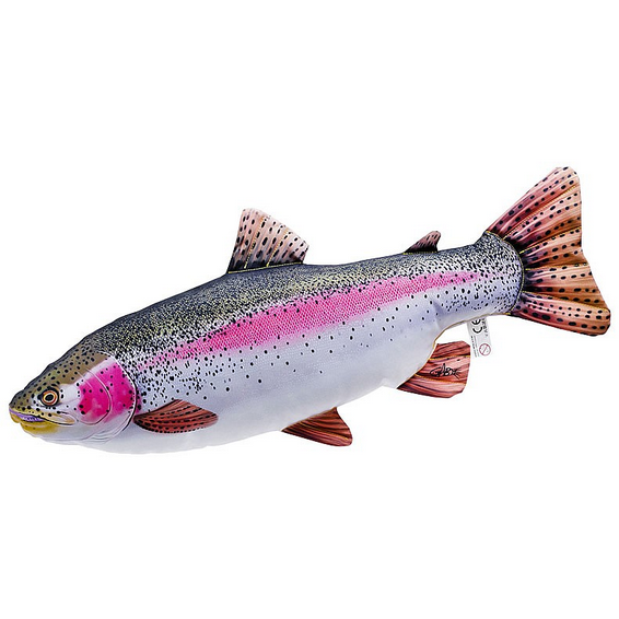 Rainbow Trout Fish 50cm Cushion Soft Toy Nauticalia 56126